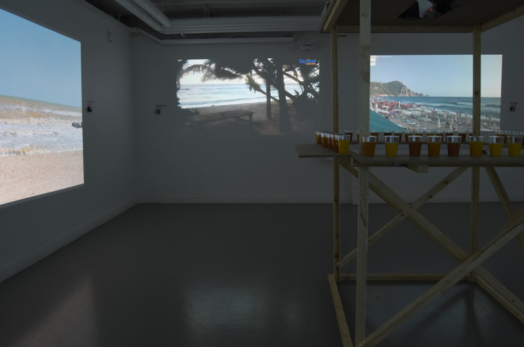 video installation chasing sunsets