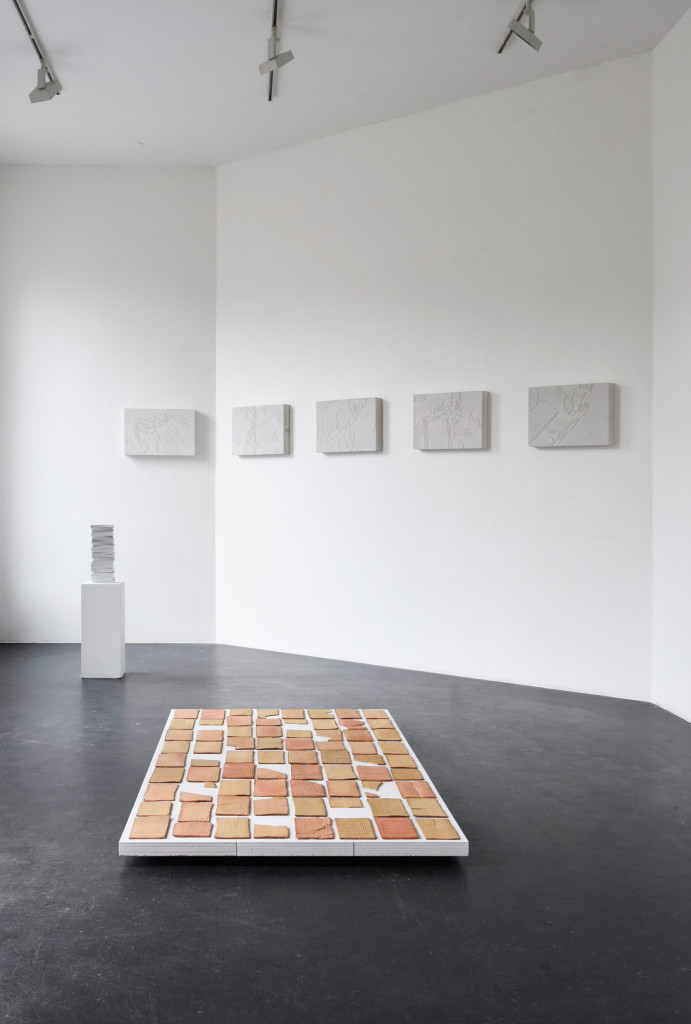 exhibition ceramics marble relief 
