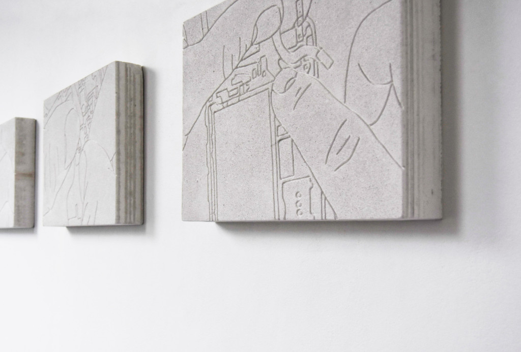 aerated concrete engraved tutorial 