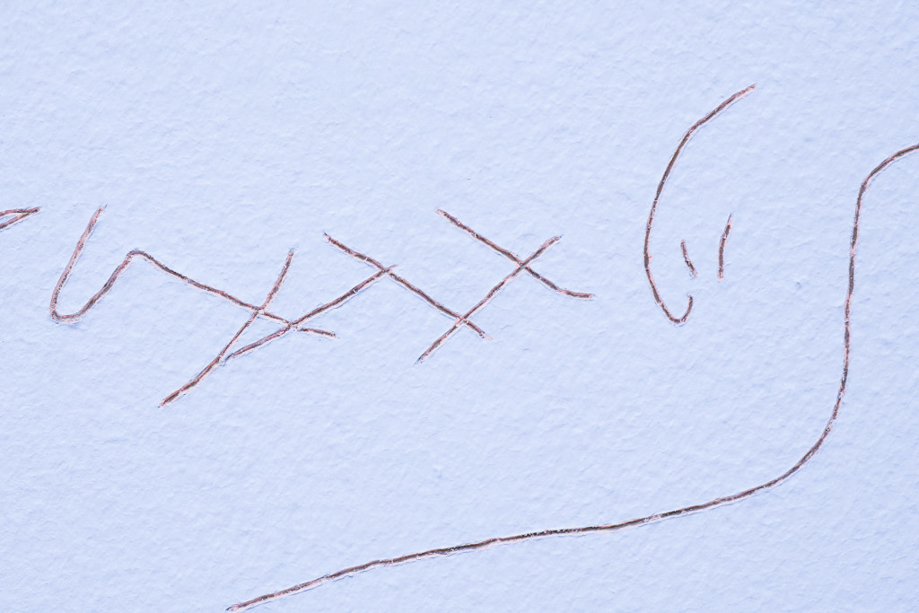 wall engraving, pompeian graffiti, latin